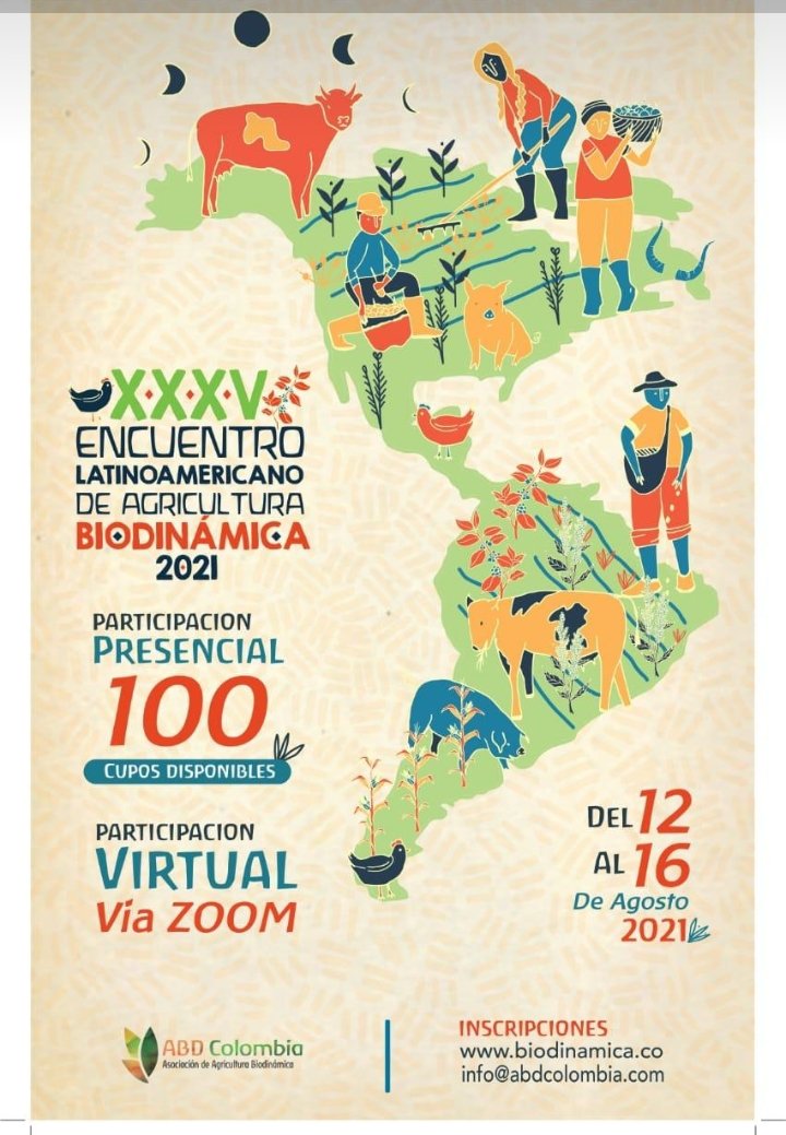 Encuentro Latinoamericano de Agricultura Biodinámica, Colombia 2021